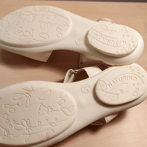 "Naturino" Brand New Girls White Leather Sandals Size 31 (US 13) - Picture 6 of 6